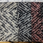 silver thread hot stamping herringbone pattern yarn woven fabric