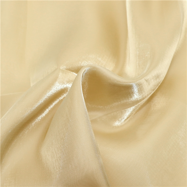 lily satin glossy organza fabric