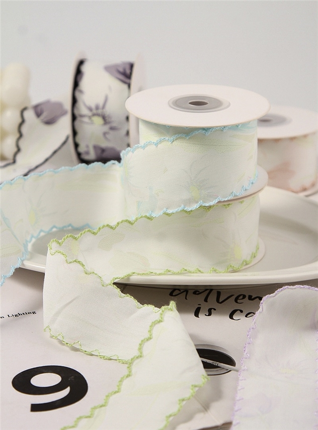 colored printed hook edge tape