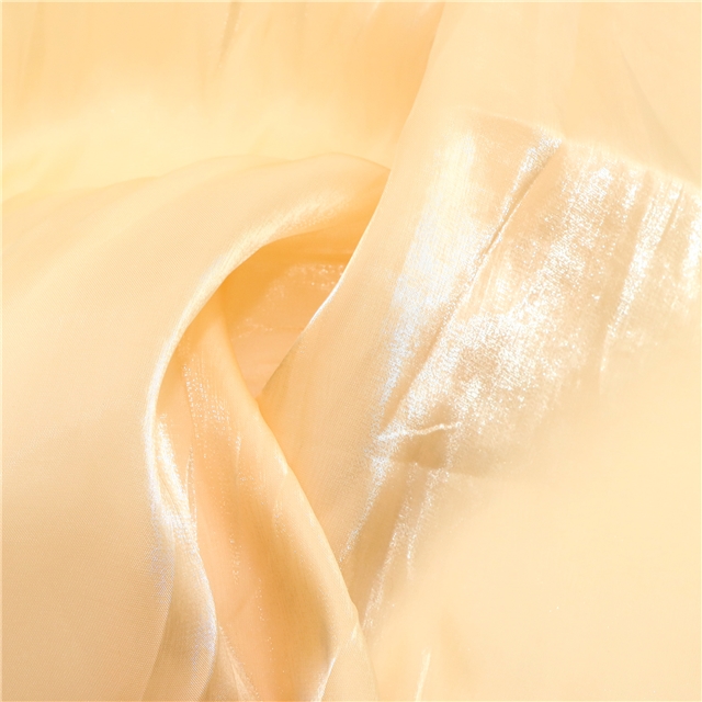 lily satin glossy organza fabric champagne,50*150cm(19.7*59.1