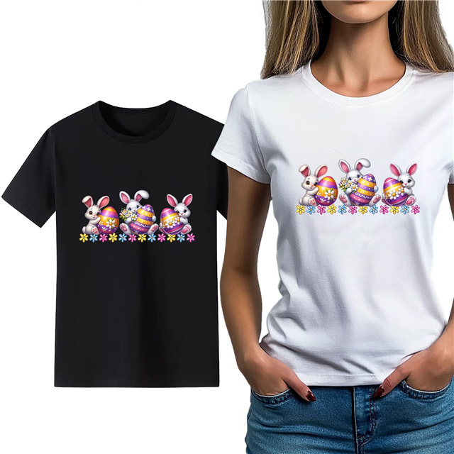 cotton Iron On Transfer Stickers and T-shirts