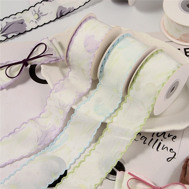colored printed hook edge tape