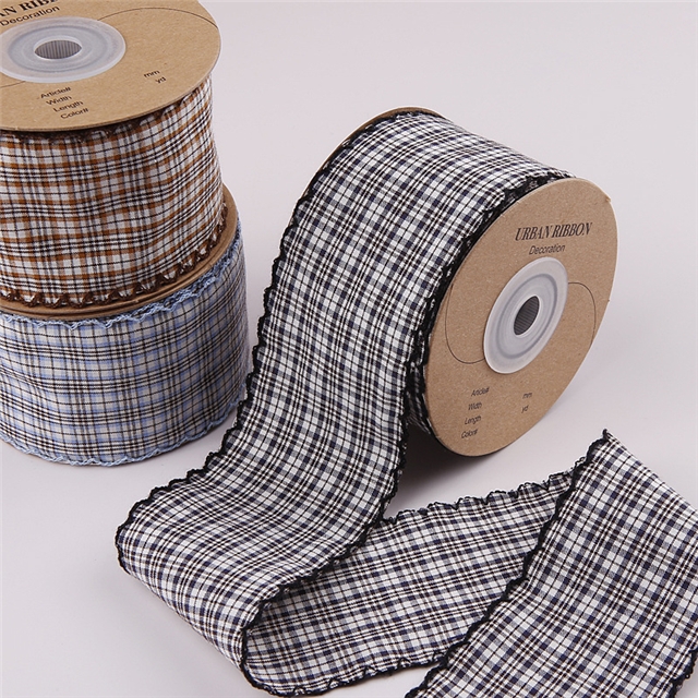british style fine grid hooked edge woven tape
