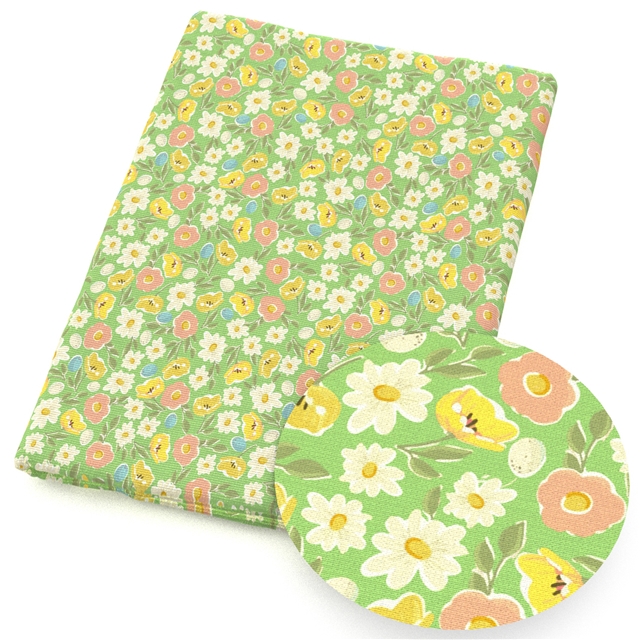 polyester cotton striped flower series polyester cotton fabric set (5 pcs/set) polyester cotton fabric,20*20cm(7.9*7.9