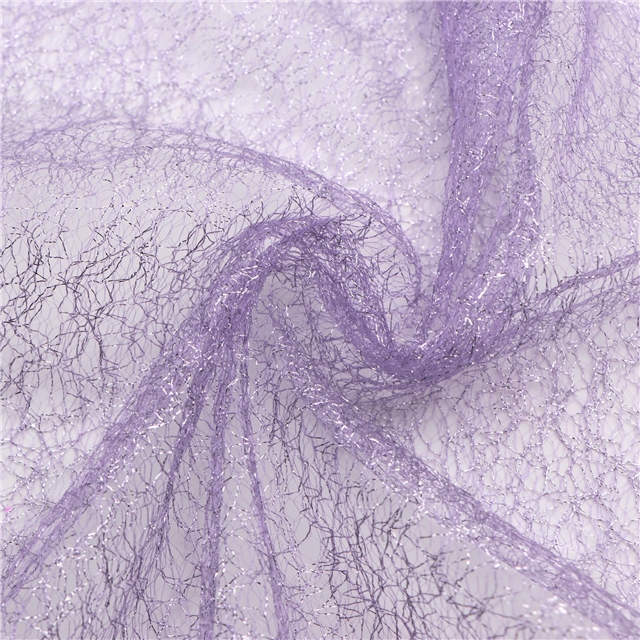 gold and silver wire mesh gauze fabric