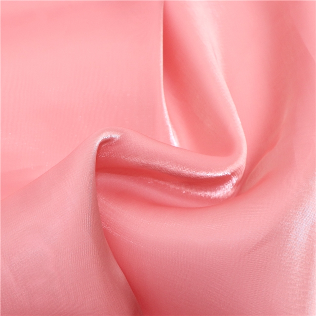 lily satin glossy organza fabric