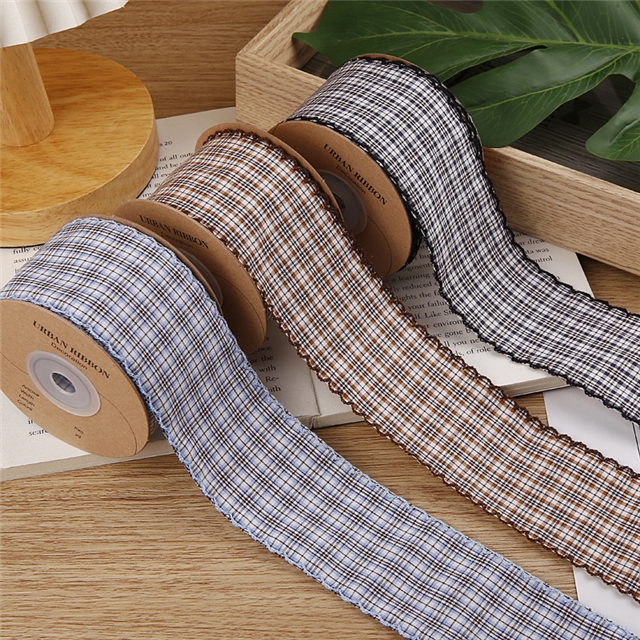british style fine grid hooked edge woven tape