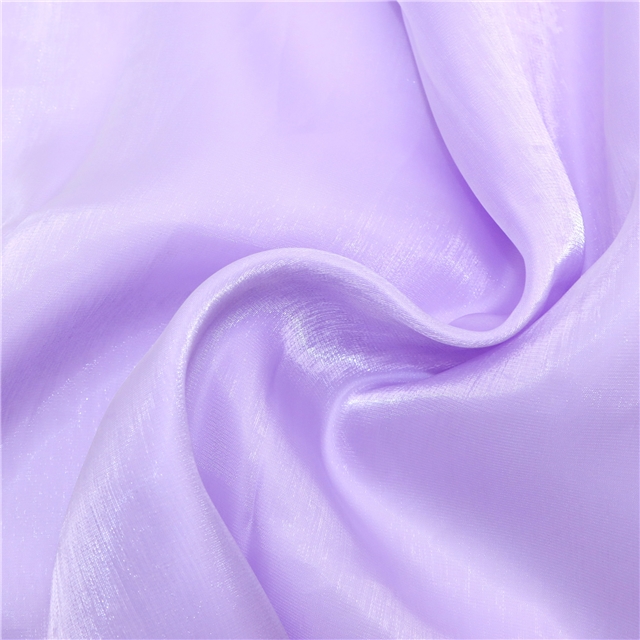 lily satin glossy organza fabric