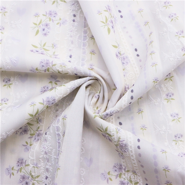polyester offset printed polyester fabric