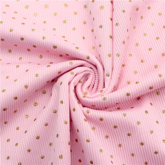 glitter dots corduroy fabric
