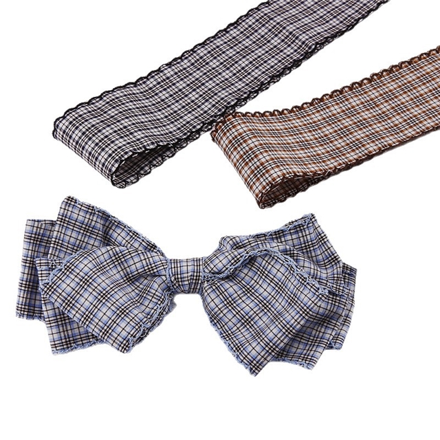 british style fine grid hooked edge woven tape