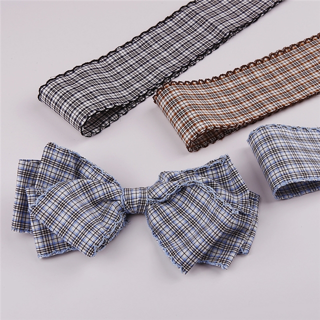british style fine grid hooked edge woven tape