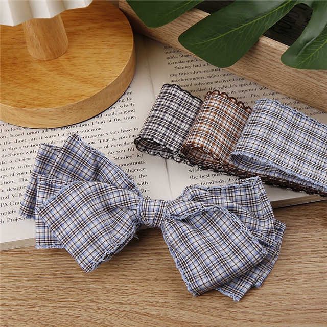 british style fine grid hooked edge woven tape