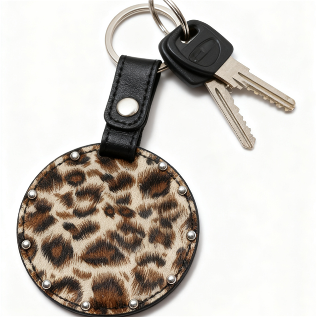 hot pressed leopard print fabric