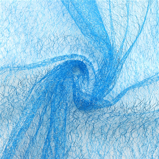 gold and silver wire mesh gauze fabric