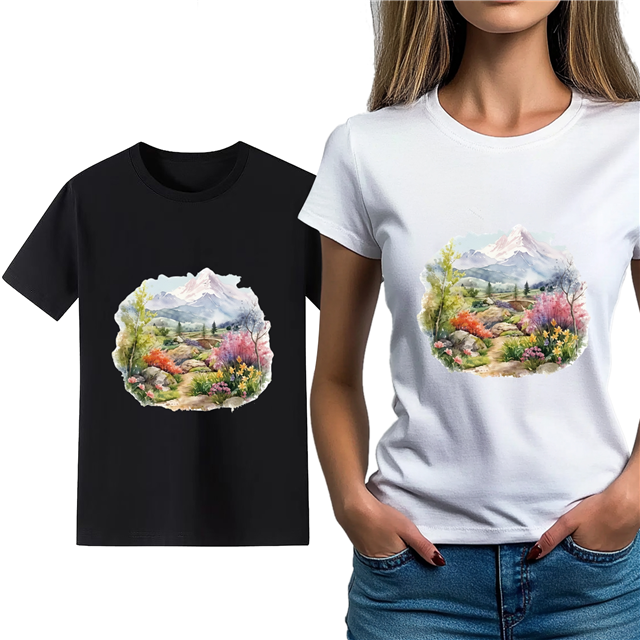 cotton Iron On Transfer Stickers and T-shirts