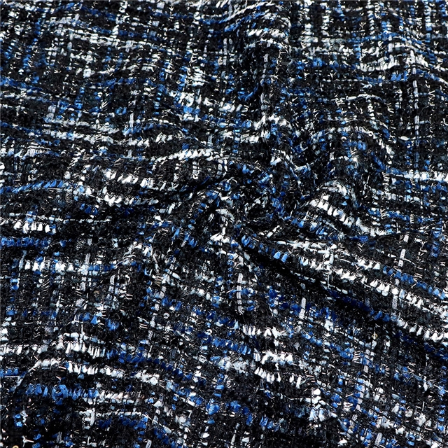 fabric small fragrance woven woolen wool fabric 50*140cm(19.7*55.1