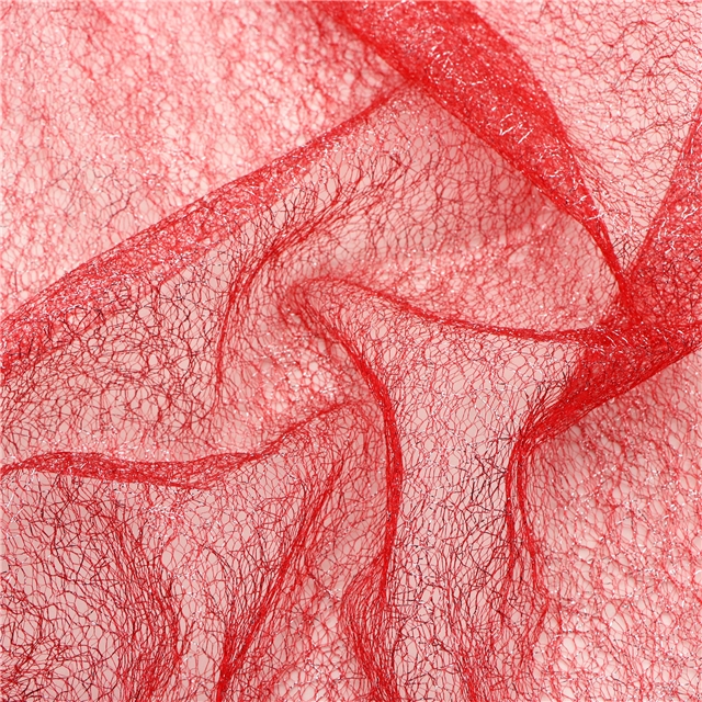 gold and silver wire mesh gauze fabric