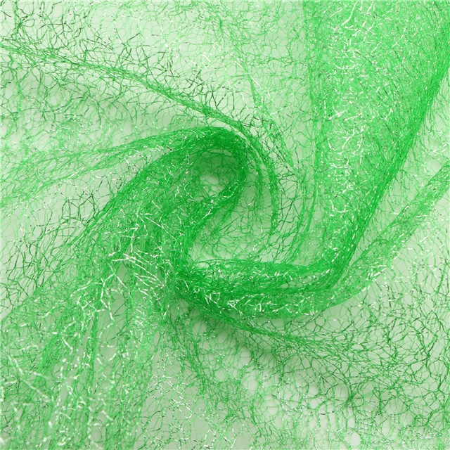 gold and silver wire mesh gauze fabric