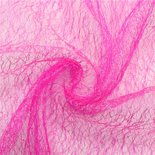 gold and silver wire mesh gauze fabric