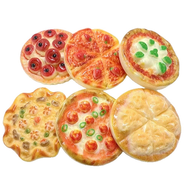 cute pizza 3d resin accessories