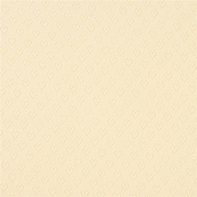 100% cotton plain knitted cotton jacquard hollow ribbed fabric