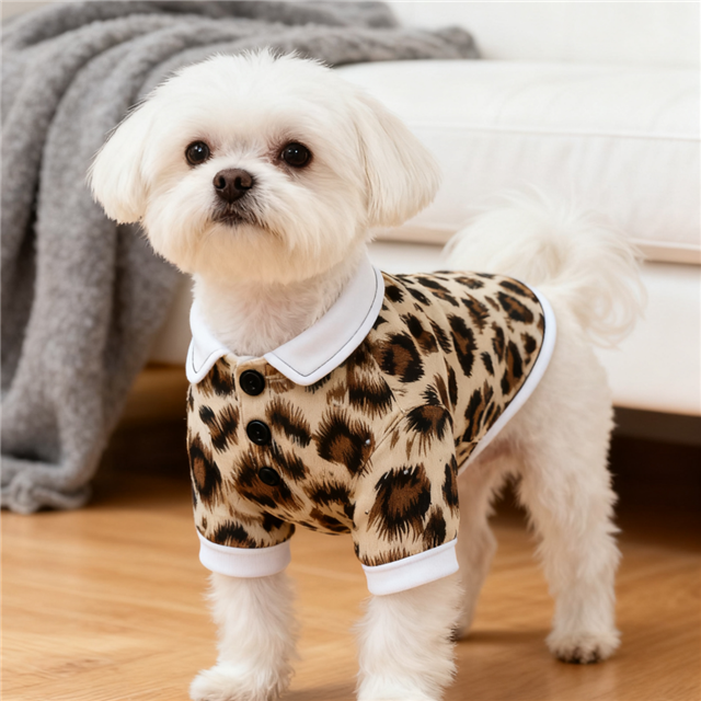 hot pressed leopard print fabric