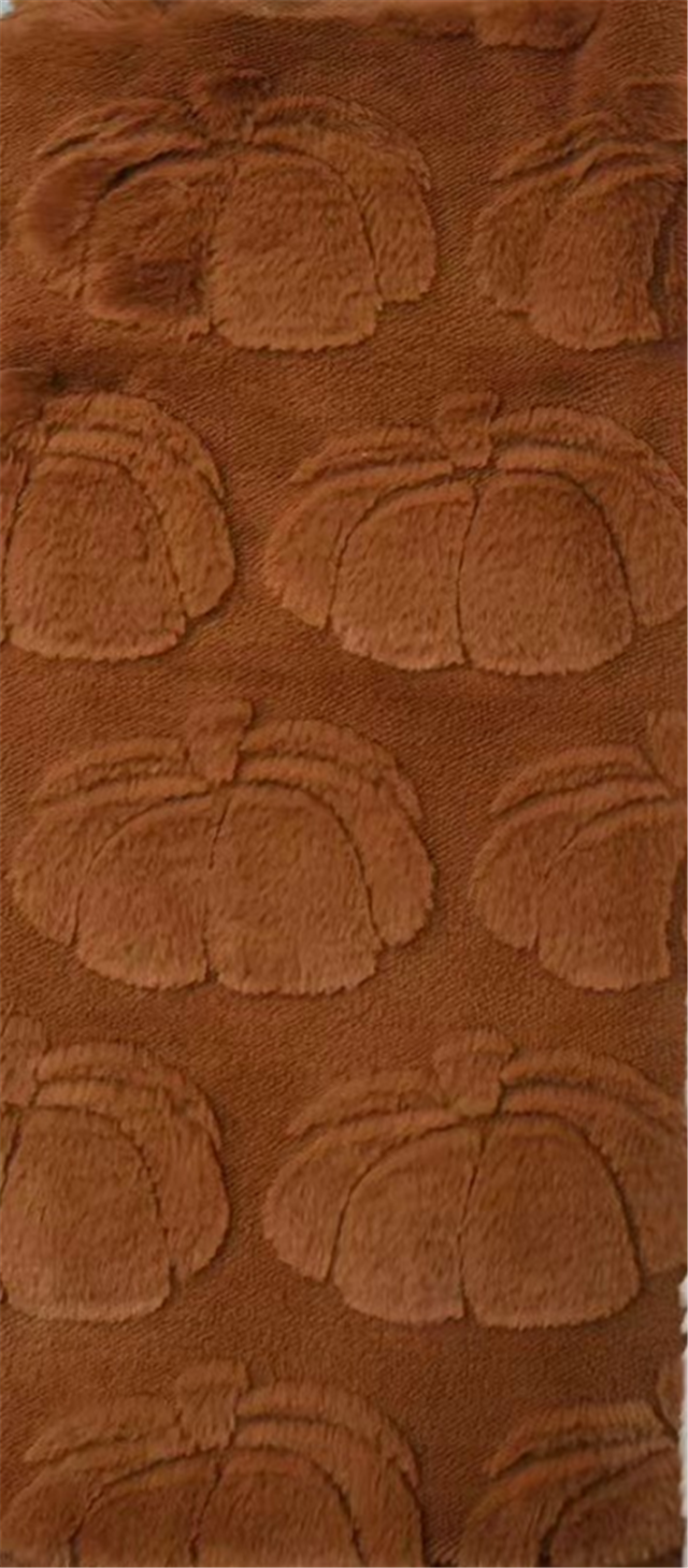 pumpkin velvet fabric