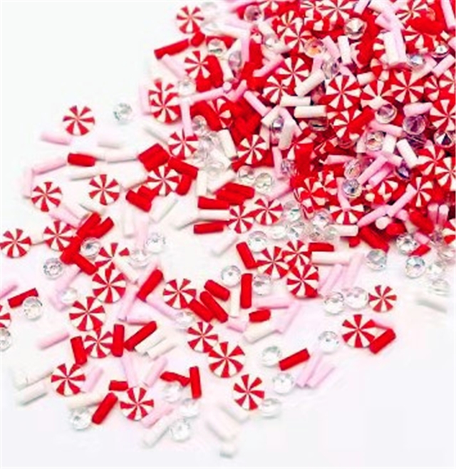 mixed christmas series soft ceramic slice packaging filler