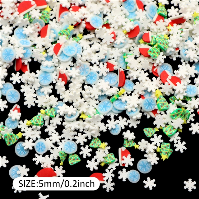 Christmas series soft ceramic slice packaging filler 27#