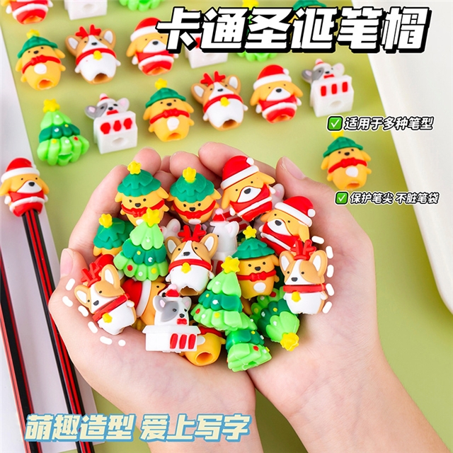 silicone halloween and christmas 3d silicone pen cover
