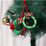 christmas mini wreath pendant