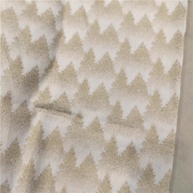 forest activity printing hot stamping cotton cloth