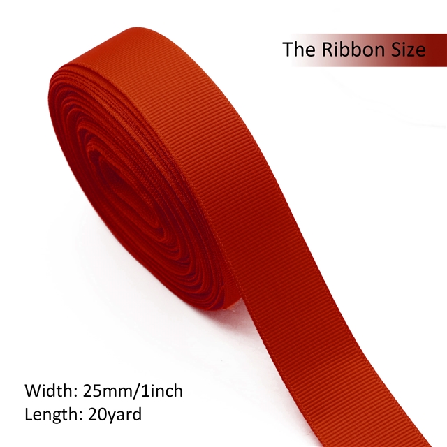 1" 25mm grosgrain 1