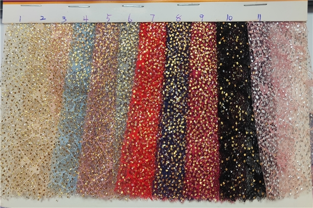 hot stamping dot mesh fabric