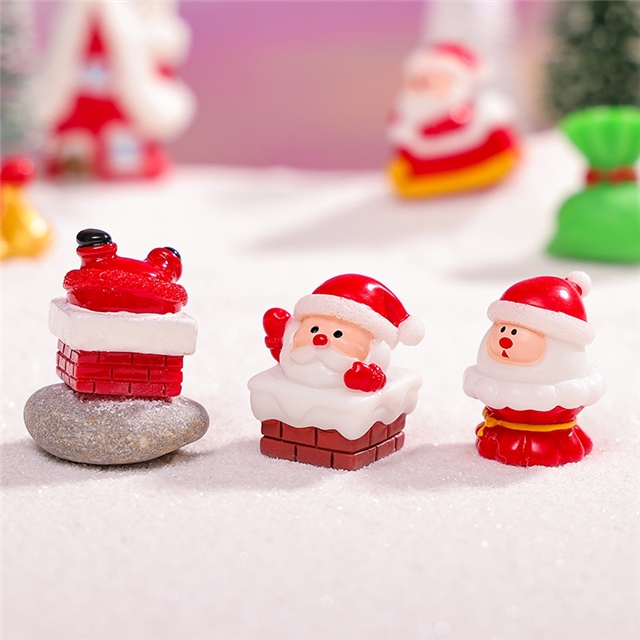 resin christmas micro landschaft 3d resin ornaments