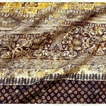 geometric ethnic style digital printed brocade cotton fabric