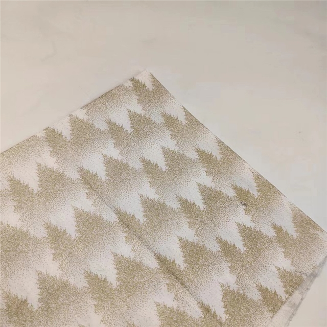 forest activity printing hot stamping cotton cloth