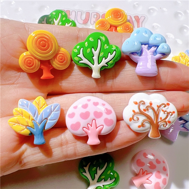 plastic/resin tree 3d resin accessories