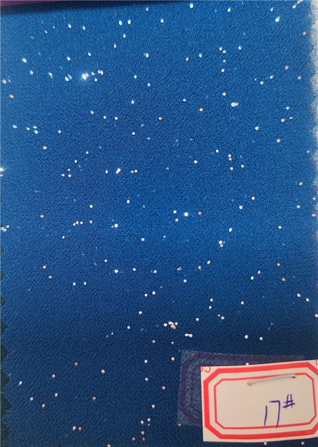plain glitter chiffon fabric