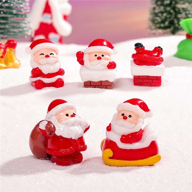 resin christmas micro landschaft 3d resin ornaments