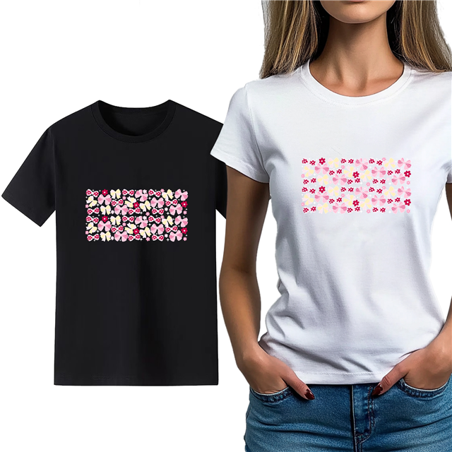 cotton Iron On Transfer Stickers and T-shirts