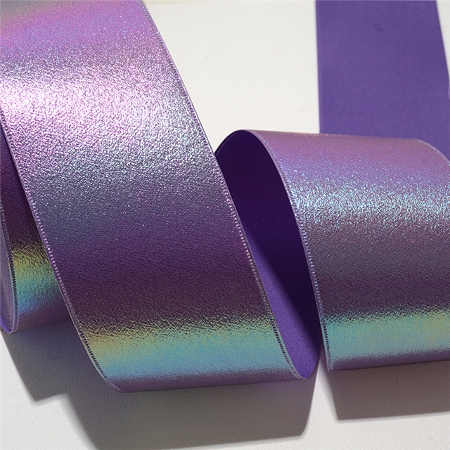 polyester iridescent pigment ribbon