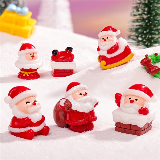 resin christmas micro landschaft 3d resin ornaments