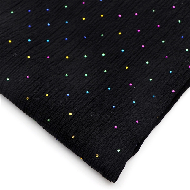 hot color diamond two sided micro elastic needle woven fabric 1#,50*130cm(19.7*51.2