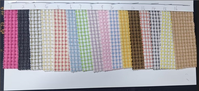 Two color small fragrant and slightly elastic fabric