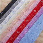 embroidery branch 3d butterfly mesh fabric