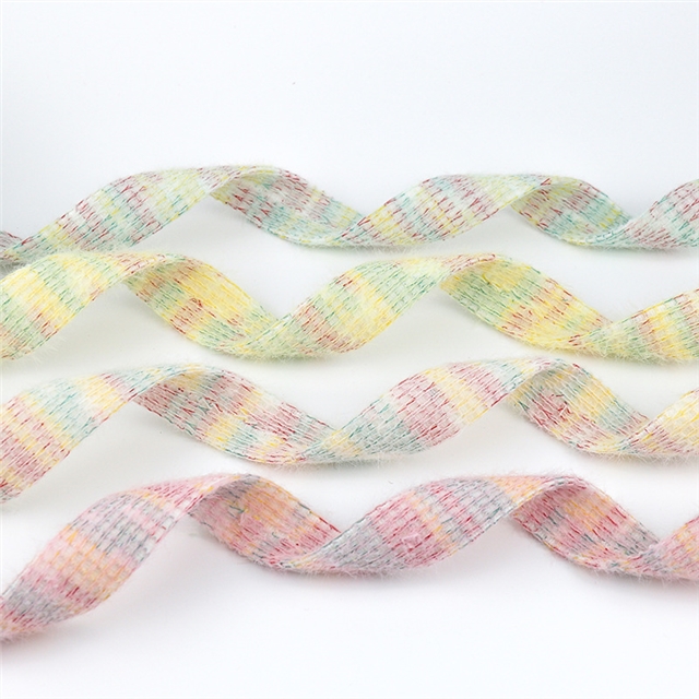 gradient ice cream knitted layering cloth ribbons