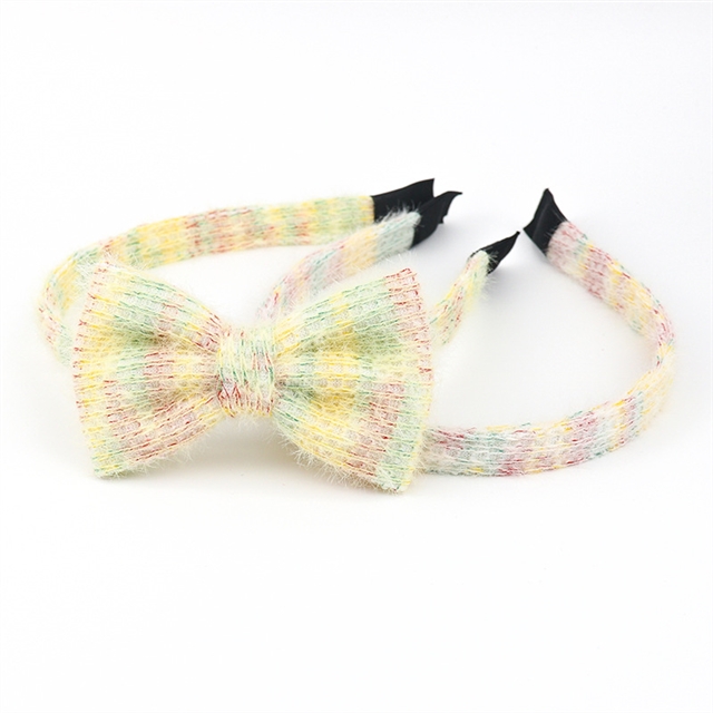 gradient ice cream knitted layering cloth ribbons