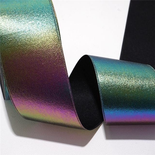 polyester iridescent pigment ribbon 8#,75mm(3